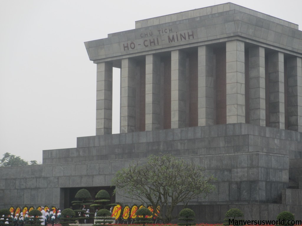 Ho Chi Minh's mausoleum in Hanoi, Vietnam