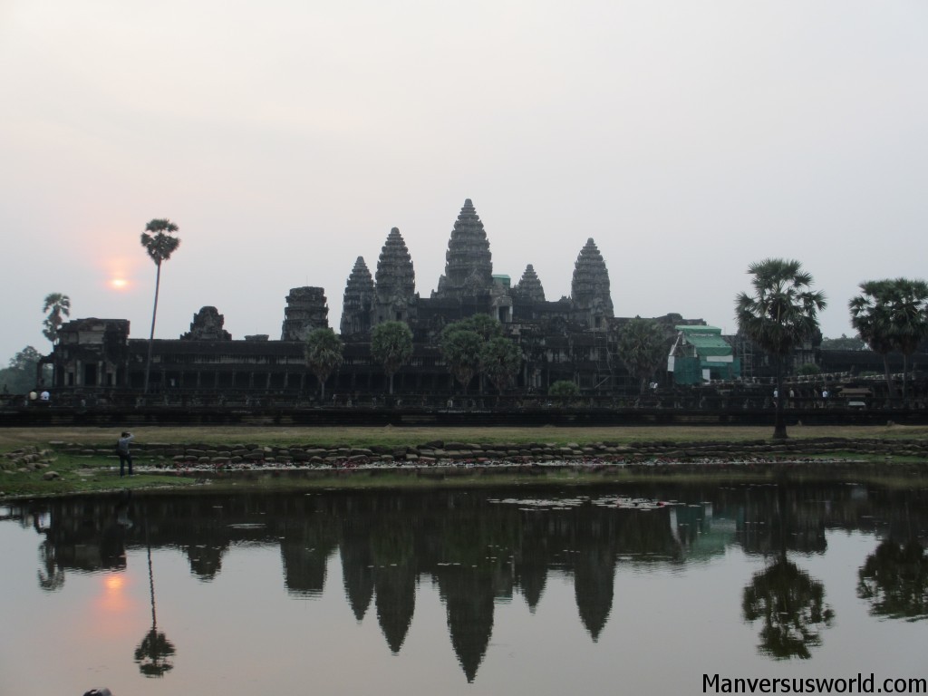 Angkor Wat at sun rise in all its glory