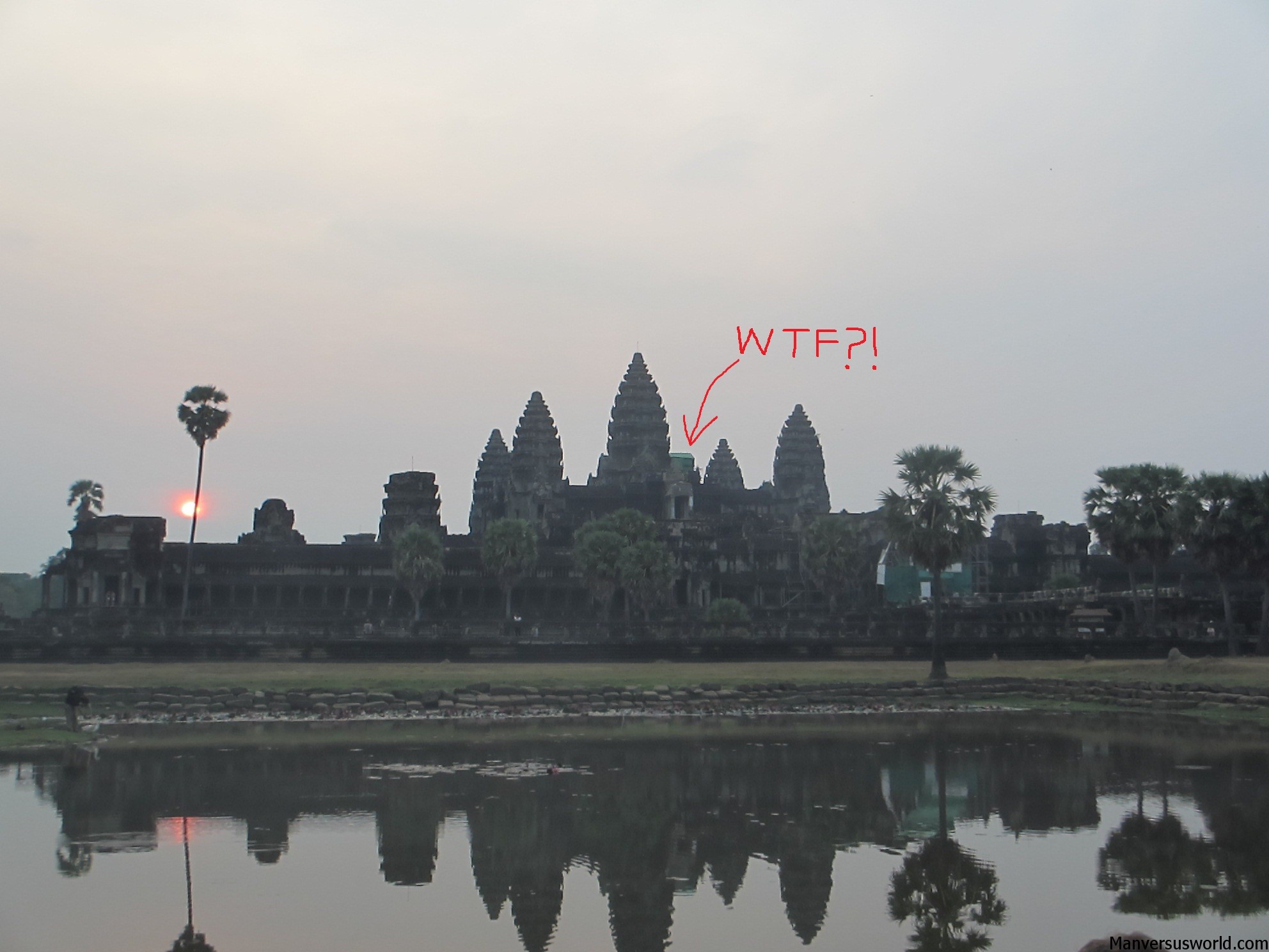 Angkor Wat as it would have looked thousands of years ago... wait a minute!