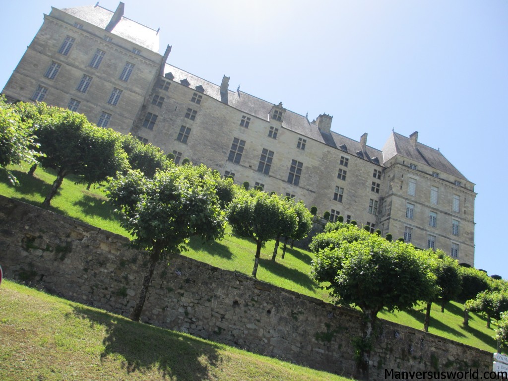 The impressive Chateau de Hautefort in South West France