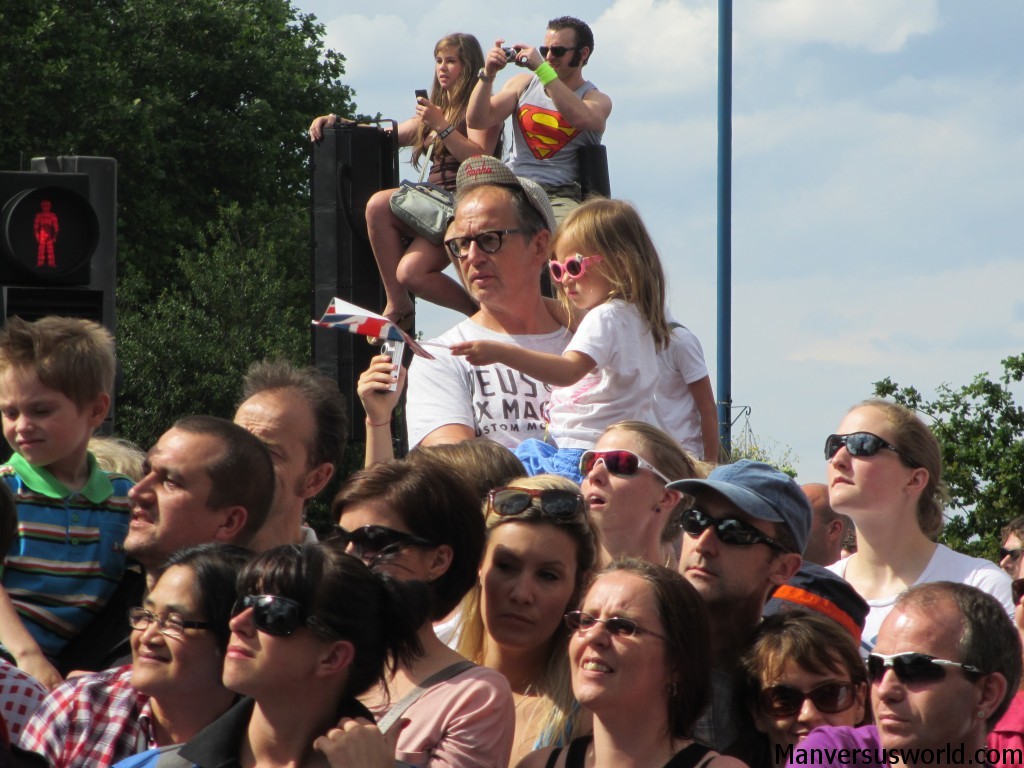 The crowds are in awe at the London 2012 road race