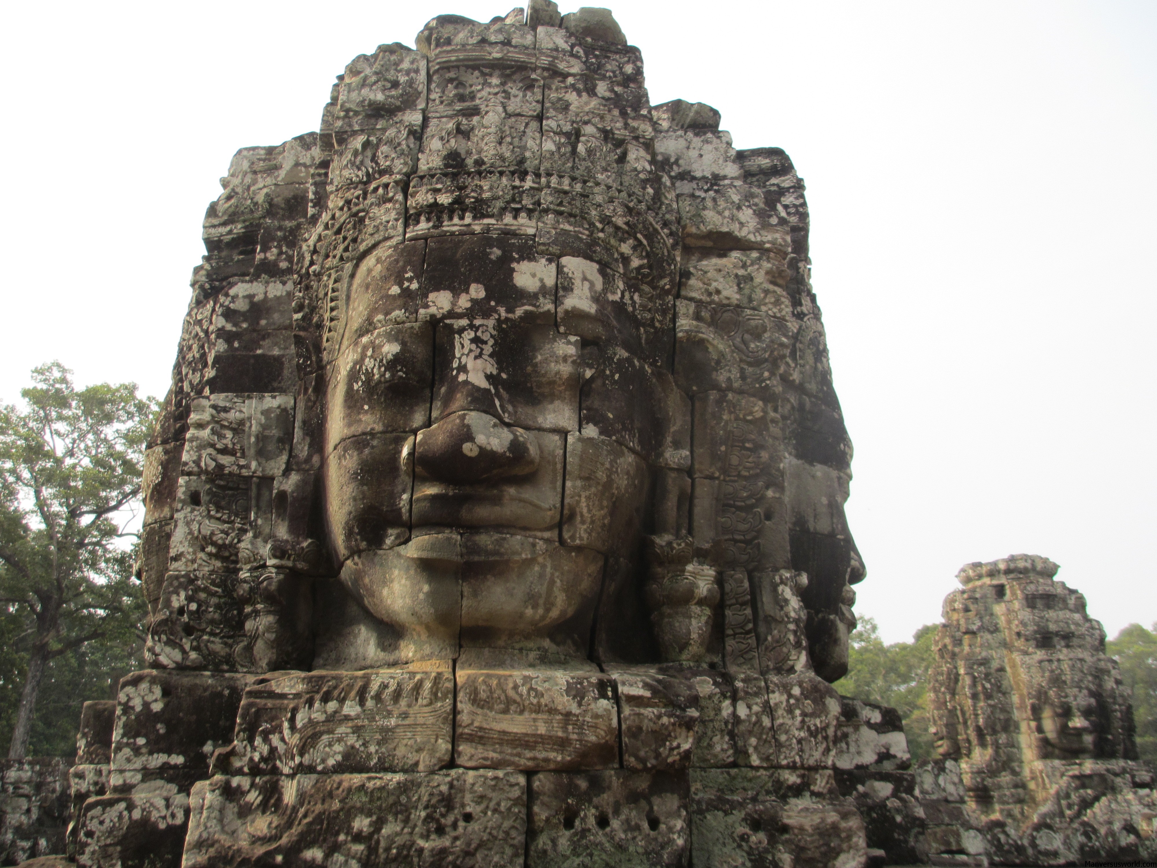 The amazing Bayon temple in Cambodia