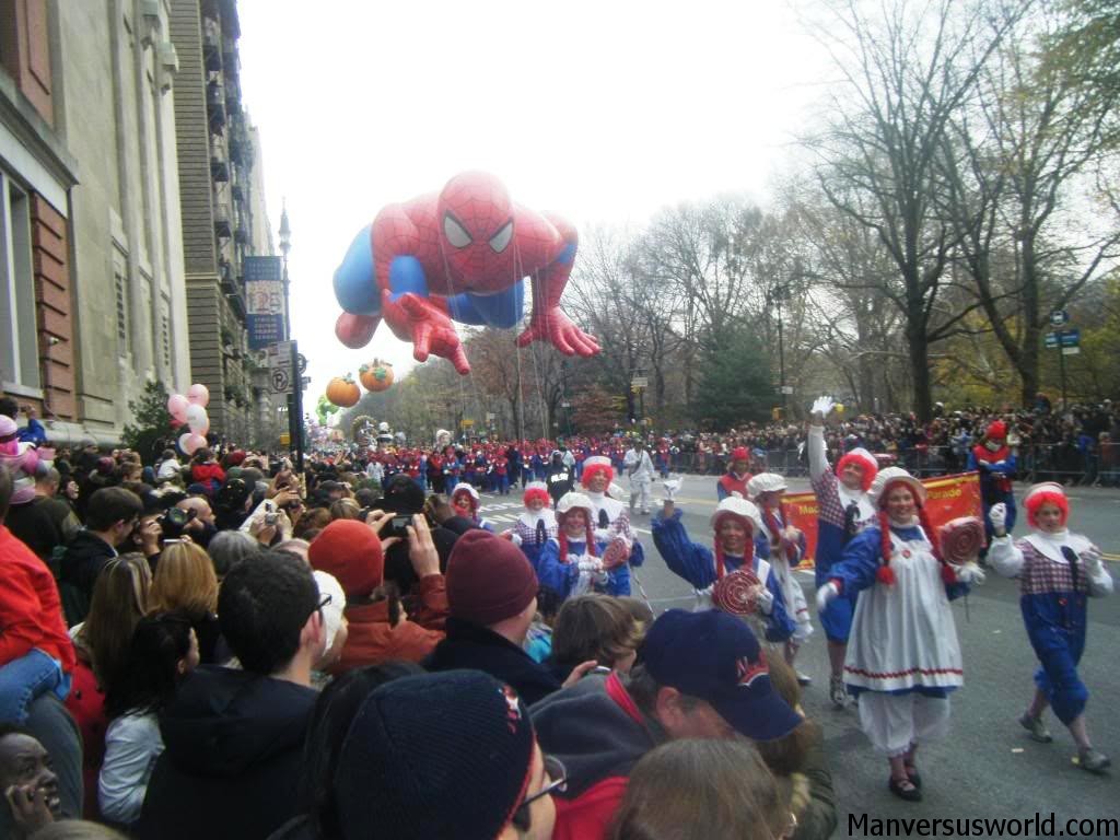 Spider-Man at the Macy's Thanksgiving Day Parade in New York