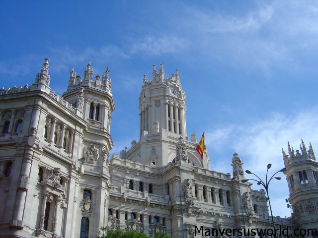 The Spanish capital on a sunny day