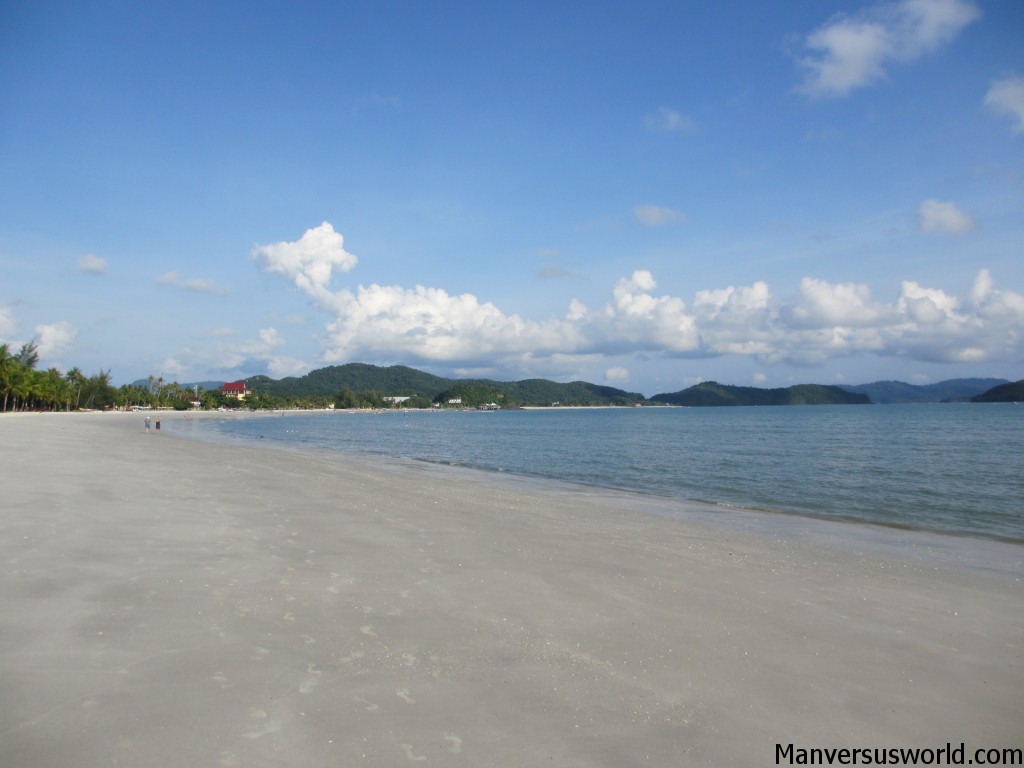 Beautiful Langkawi beach in Malaysia