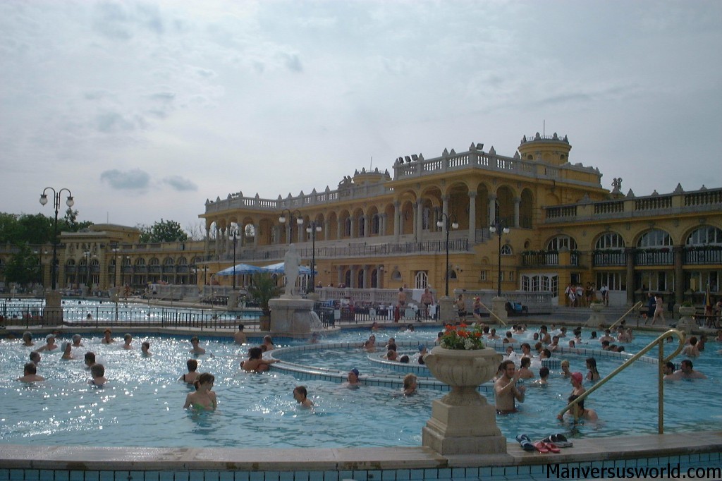 Szechenyi Baths in Budapest, Hungary