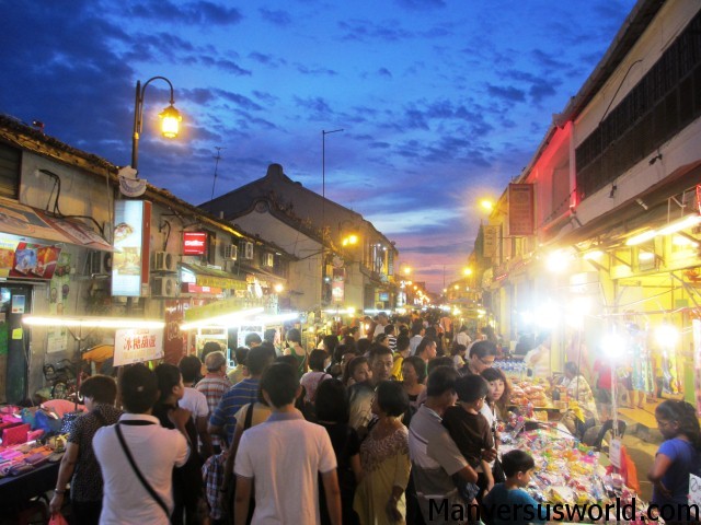 Jonker's Walk night market in Melaka, Malaysia