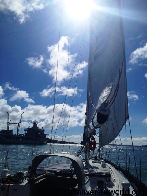 Sailing on Auckland's Hauraki Gulf