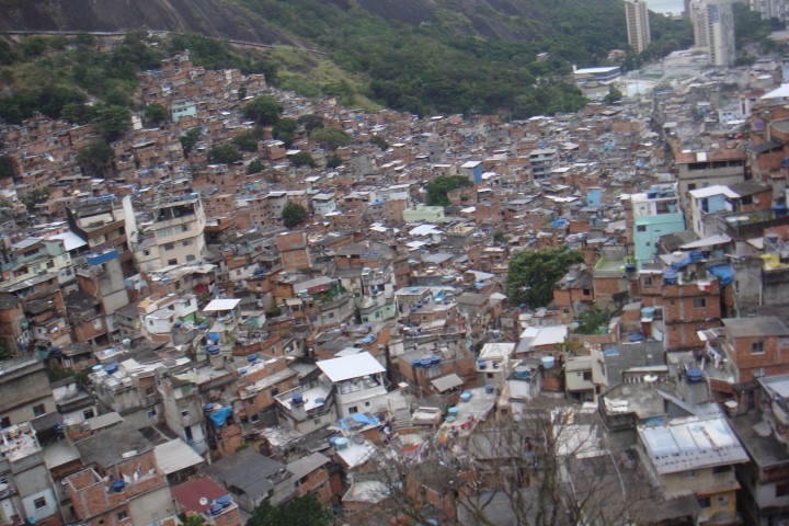 Rocinha favela in Rio de Janeiro 