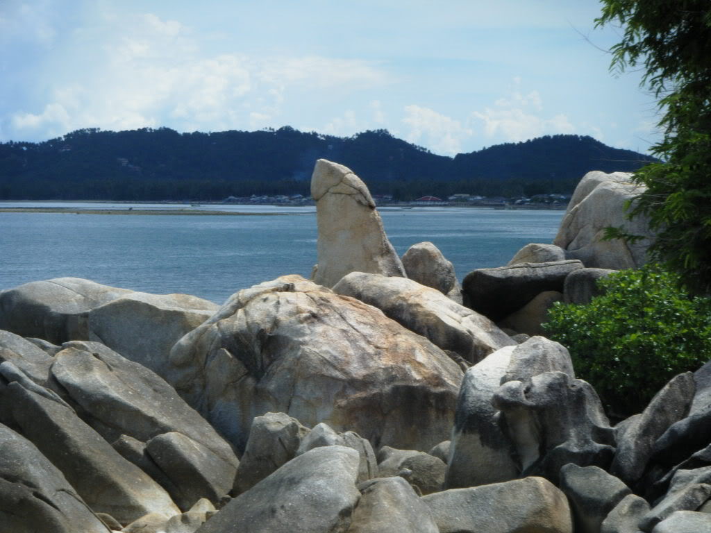 The infamous grandfather rock in Koh Samui, Thailand