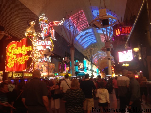 The amazing Fremont Street Experience in Vegas