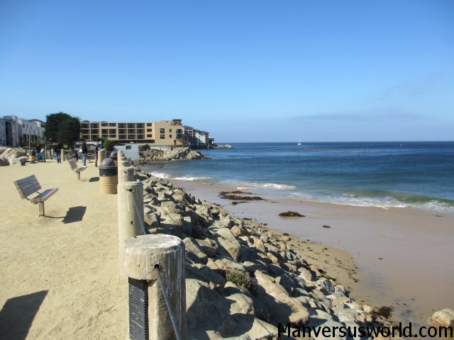 The coastline in Monterey, California