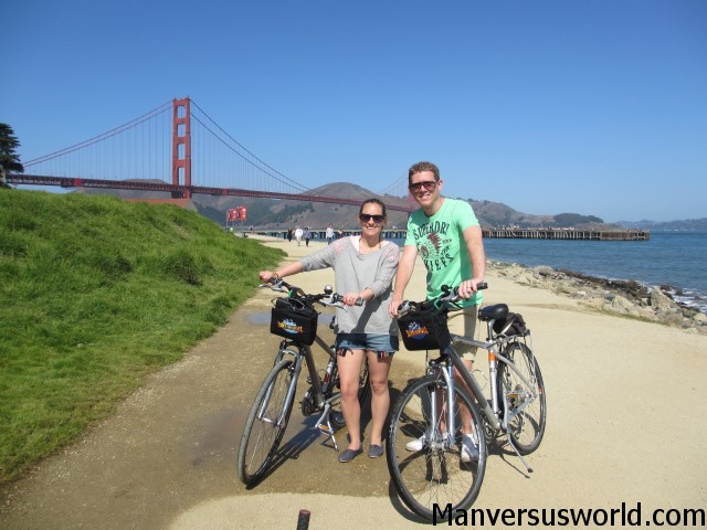 Cycling from San Francisco to Sausalito