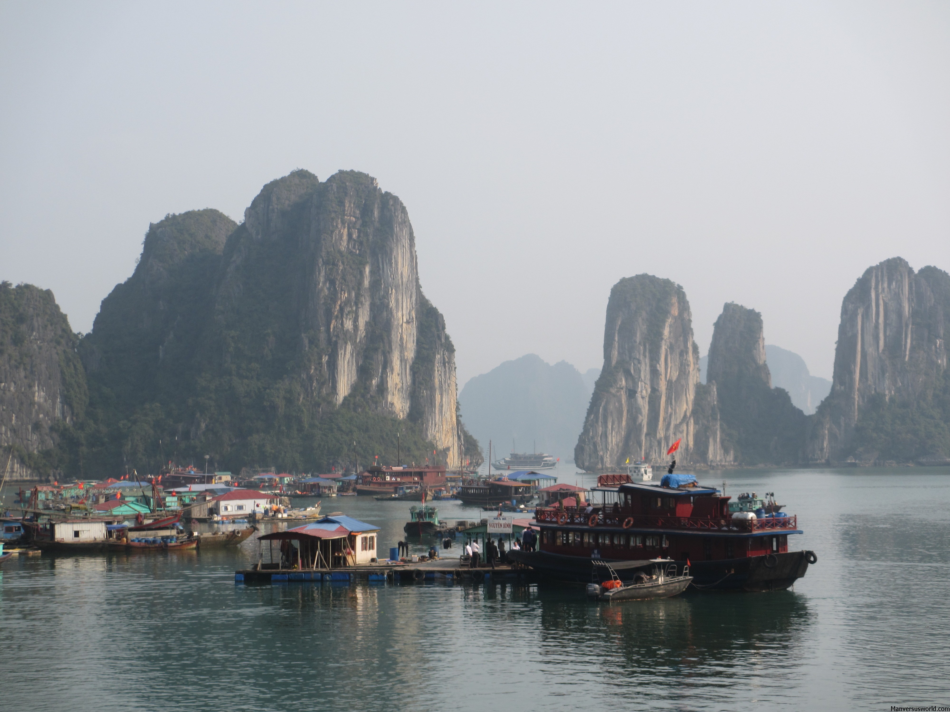The ever mysterious and beautiful Halong Bay