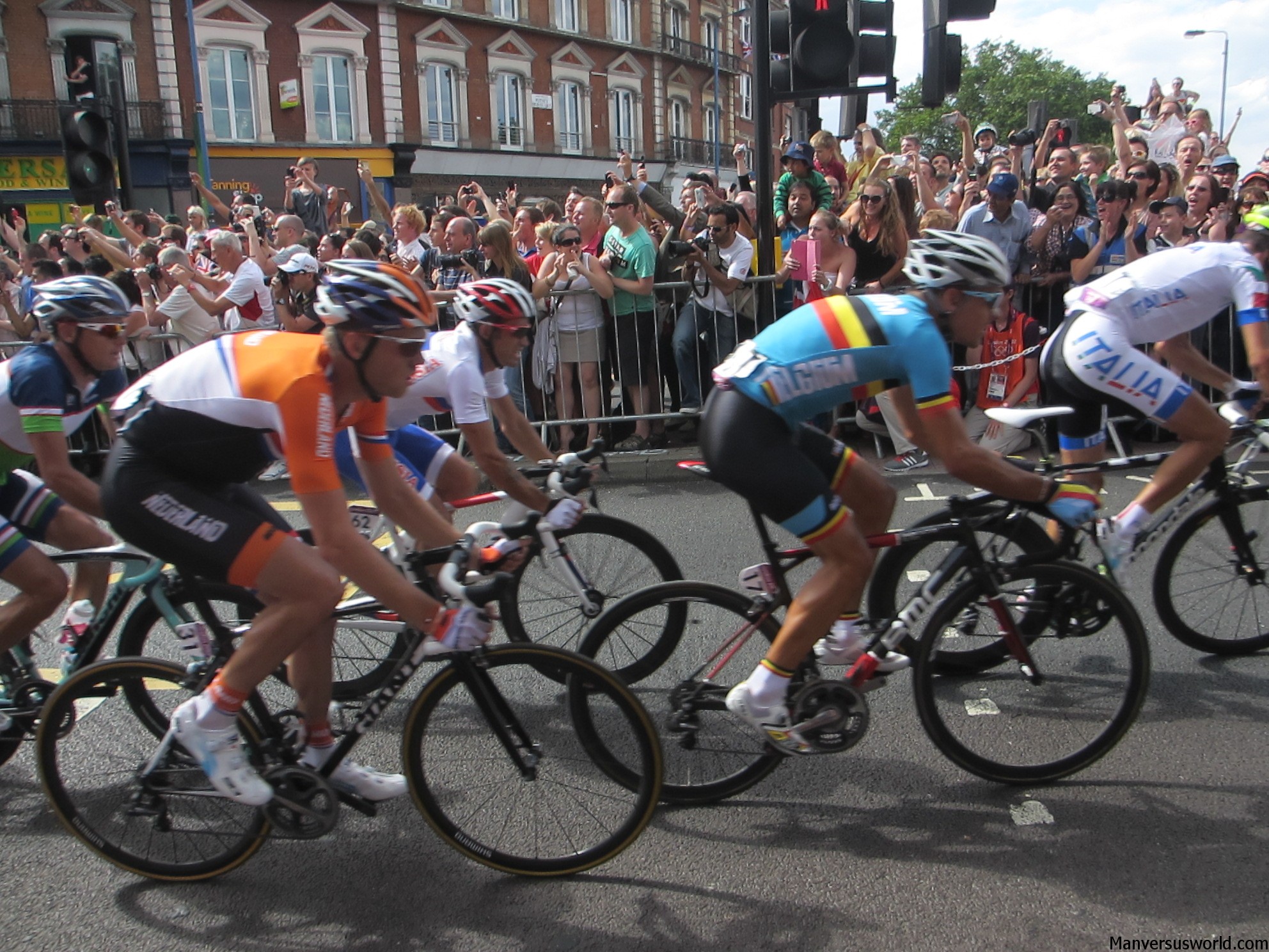 The London 2012 Olympics road race from Putney