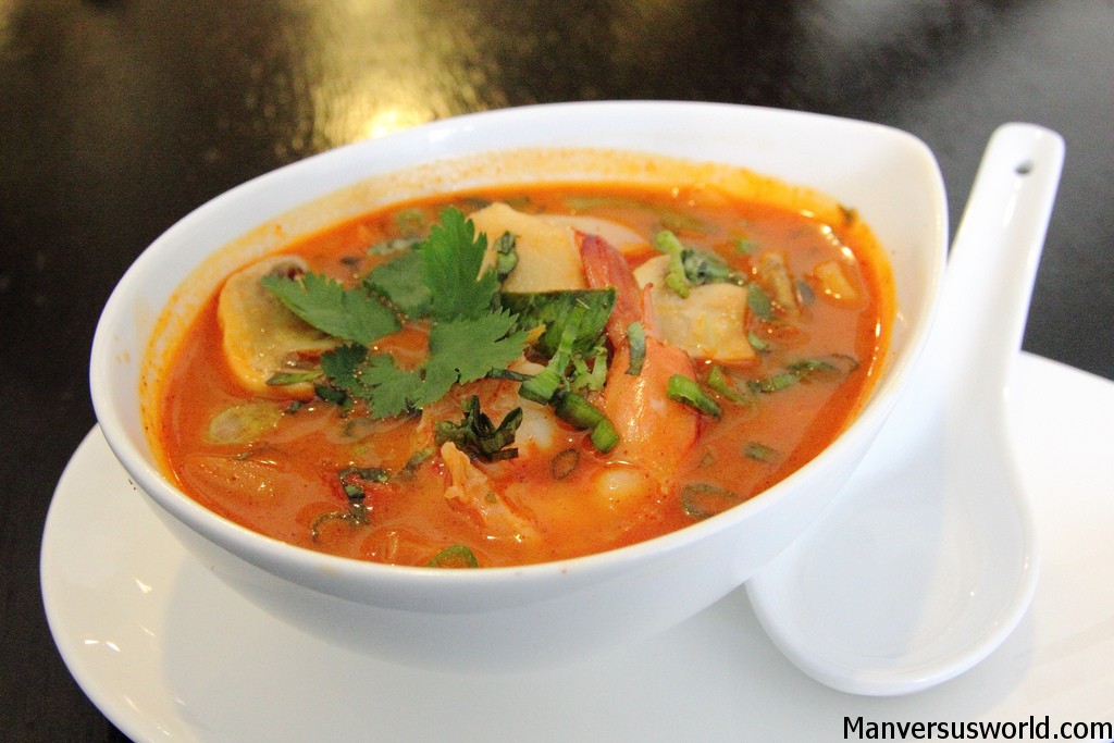A delicious bowl of tom yum kung, Thailand