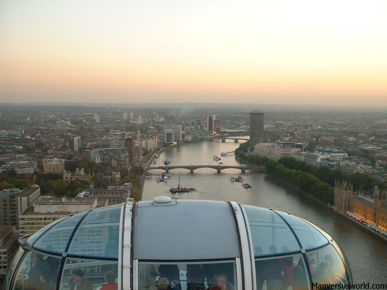 The view from the London Eye