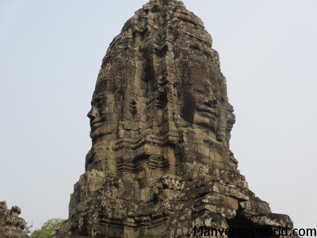 The amazing temple of Bayon in Cambodia
